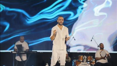 تامر عاشور تريند موقع X بعد حفله في مهرجان العلمين الجديدة 2023