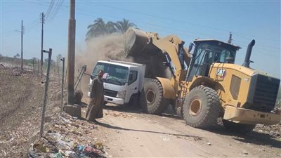 حملات نظافة مكثفة بالوحدات المحلية واستمرار رفع الاشغالات من مراكز المنيا