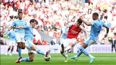 ركلات الترجيح تنصف آرسنال ضد مانشستر سيتي ويحصد الدرع الخيرية
