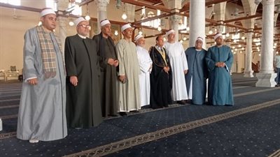 مقرأة الكبار.. بدء توافد القراء على مسجد عمرو بن العاص 