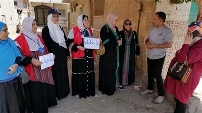 تحت عنوان بلدي أمانة.. حملات طرق الأبواب تجوب قري مركز بسيون بالغربية| صور