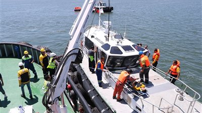  هيئة ميناء دمياط تنفذ مناورة متعددة السيناريوهات بأسطول الوحدات البحرية │صور