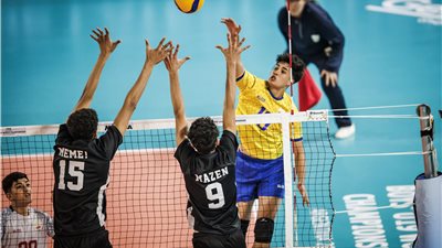 طائرة مصر تتأهل لربع نهائي بطولة العالم للشباب على حساب كولومبيا