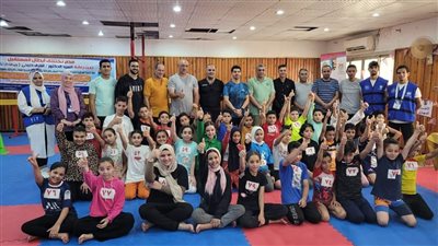 200 لاعب يشاركون في اختبارات البطل الأوليمبي لرياضة التايكوندو بالمنوفية