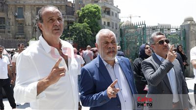 أشرف زكي وإيهاب فهمي وأيمن عزب أبرز حضور جنازة الفنانة منحة زيتون