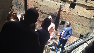 النيابة الإدارية تعاين موقع حريق ورشة تصنيع أثاث بدمياط