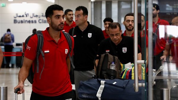 وصول منتخب مصر للرجال