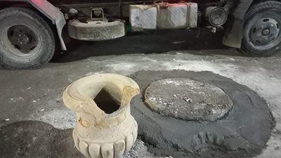 آثار الإسكندرية تكشف حقيقة وجود قطعة أثرية لحماية بالوعة صرف