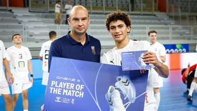 زياد حشاد نجم منتخب اليد للناشئين يتحدث عن الانتصار التاريخي أمام جزر الفار