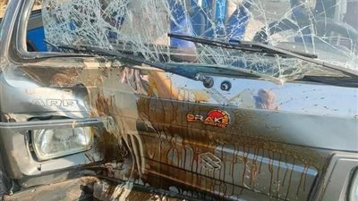 إصابة سائق دراجة نارية في حادث تصادم بشبين القناطر 