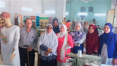 العمل: جولة تفقدية لمركز التدريب ببني سويف لتعريف الشباب بالدورات المهنية