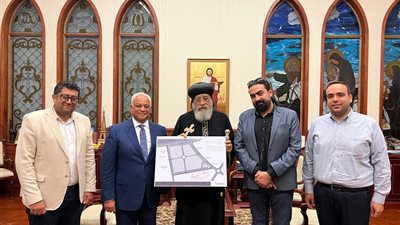 على 50 فدانا.. البابا تواضروس الثاني يجتمع بمسؤولي مشروع مقابر البطريركية