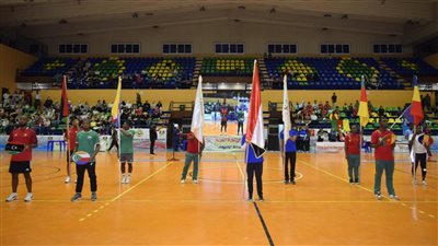 محافظ بورسعيد يفتتح البطولة الإفريقية السادسة لكرة السرعة | صور 