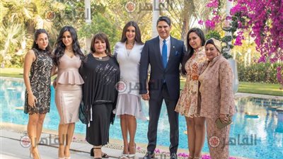 شاهد.. لقطات خاصة من عقد قران أحمد أبو هشيمة على ياسمين صبرى فى فيلا التجمع (صور)