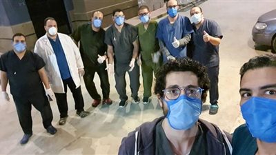 سلبية تحاليل فيروس كورونا للطاقم الطبي بمستشفى العزل بقها (صور)