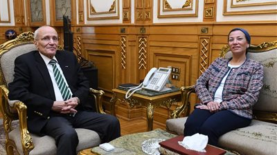 وزيرا الإنتاج الحربي والبيئة يبحثان حلول التخلُّص الآمن من النفايات بمناطق الحجر الصحي