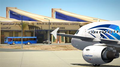 مطار مرسى علم يستقبل 148 مصريًا من العالقين في إندونيسيا بسبب فيروس كورونا