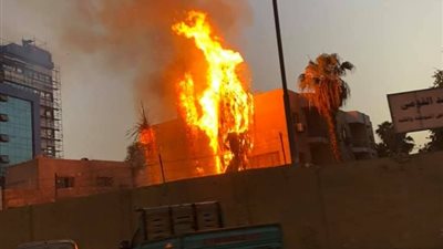 الصحة: حريق مستشفى حميات إمبابة في الأشجار ولا خسائر بشرية (فيديو)