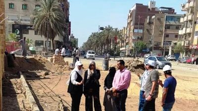 نائب محافظ أسوان تتابع ميدانيًا الأعمال الجارية بمشروع تطوير منطقة الطابية التاريخية