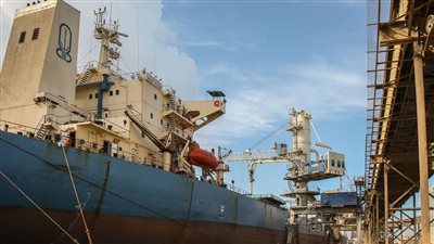 ميناء دمياط يستقبل 63 ألف طن قمح من روسيا 