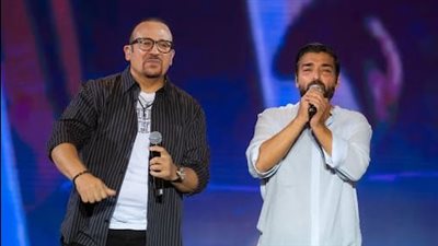 تكريم محمد الحلو وغناء مصطفى قمر وحميد الشاعري سويًا.. أبرز لقطات حفل كاسيت 90 بجدة 