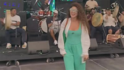  وصول ميريام فارس مسرح محمد عبده أرينا بالسعودية استعدادا لحفلها الليلة | فيديو