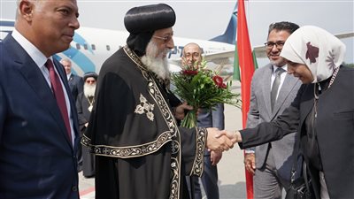البابا تواضروس الثاني يصل إلى مطار بودابست للمشاركة في احتفالات العيد القومي للمجر 