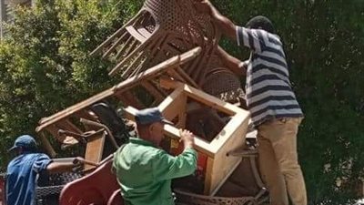 تحرير 139 محضر إشغال في حملات مكبرة بالمنيا