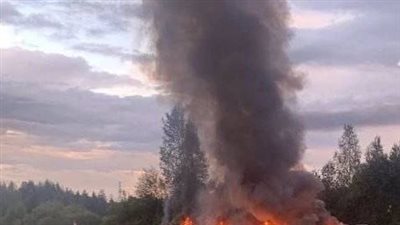 بينهم قائد قوات فاجنر.. مصرع 10 أشخاص في تحطم طائرة بروسيا | صور وفيديو 