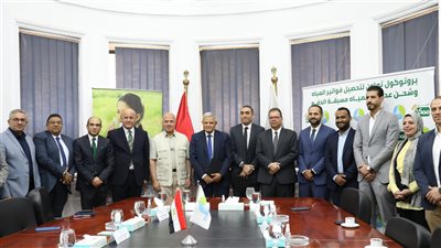 بروتوكول تعاون بين الأهلي ممكن والقابضة لمياه الشرب والصرف الصحي