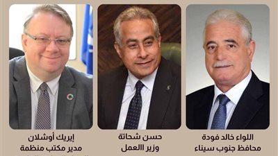 اليوم.. وزير العمل ومحافظ جنوب سيناء والعمل الدولية يفتتحون دورة تدريبية عن الإعلام