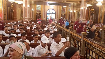 أطفال أهل مصر يزورون كاتدرائية السمائيين بشرم الشيخ |صور