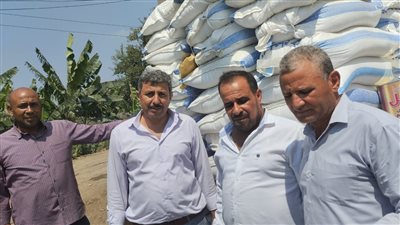 ضبط 18 طن جبس زراعي وملح طعام مجهول المصدر بالبحيرة