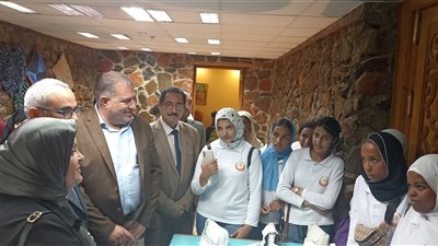 رئيس قصور الثقافة وسكرتير عام جنوب سيناء يتفقدان نتاج ورش مشروع أهل مصر