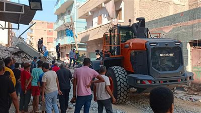 مصرع شخص وإصابة اثنين في انهيار عقار بمحافظة الإسماعيلية 