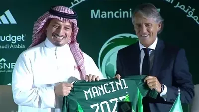 روبرتو مانشيني: فخور بقيادتي للمنتخب السعودي