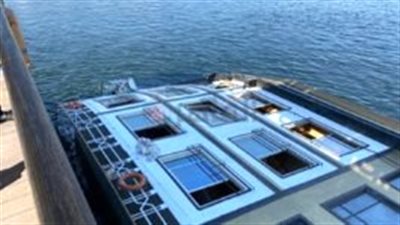 متوقف عن العمل منذ 2013.. غرق مركب سياحي عائم تحت الصيانة بالأقصر| بث مباشر 