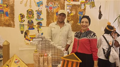 مجسم العاصمة الإدارية يزين نتاج أعمال ورش مشروع أهل مصر بجنوب سيناء