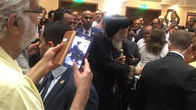 البابا تواضروس يصل احتفالية الافتتاح الرسمي لفيلم التلميذ سمو الرهبنة