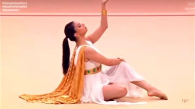 كأنها ملكة مصرية.. اللاعبة حبيبة مرزوق تتألق في بطولة العالم للجمباز الإيقاعي وتتصدر التريند