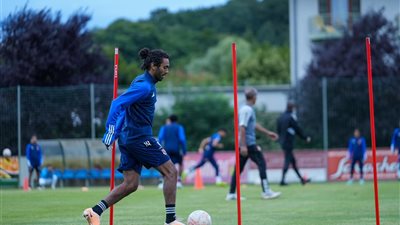 الأهلي يختتم مرانه المسائي بمعسكر النمسا