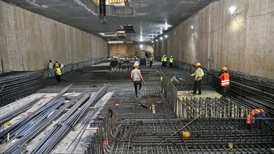 القومية للأنفاق: تقدم أعمال تنفيذ محطة مترو حدائق الأهرام بالخط الرابع | صور
