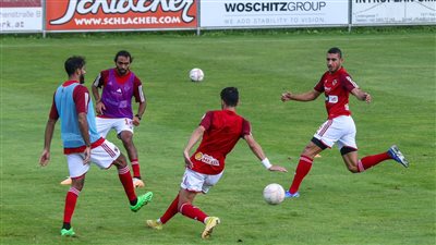 مران تكتيكي للاعبي الأهلي في معسكر النمسا