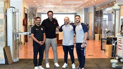 طبيب تغذية الزمالك يتسلم مهام عمله مع الفريق