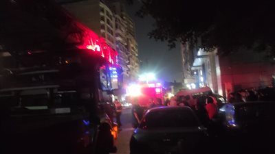 حريق داخل المخازن الطبية بمستشفى ابن سينا بالدقي | صور