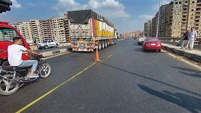 النقل تصدر بيانا بشأن حدوث هبوط جزئي لكوبري بنها بالطريق الزراعي