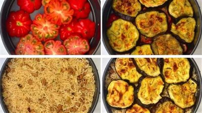 طريقة عمل المقلوبة بالصور خطوة بخطوة.. وصفة صحية 100%