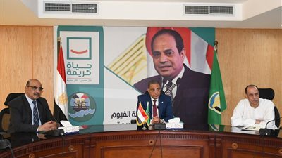 محافظ الفيوم يوجه بحل مشكلات الكهرباء ومياه الشرب والري بعزبة الشركة التابعة لقرية سيلا