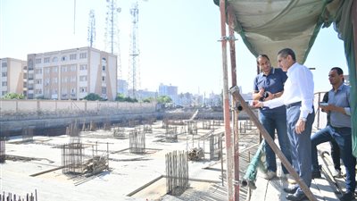 محافظ الغربية يتفقد إنشاء مستشفى الأورام الجديد بسبرباي
