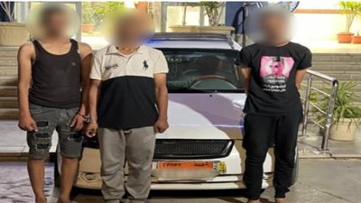 رموه بالشطة.. القبض على 3 أشخاص سرقوا تاكسي بالإكراه أثناء توصيلهم بالشروق